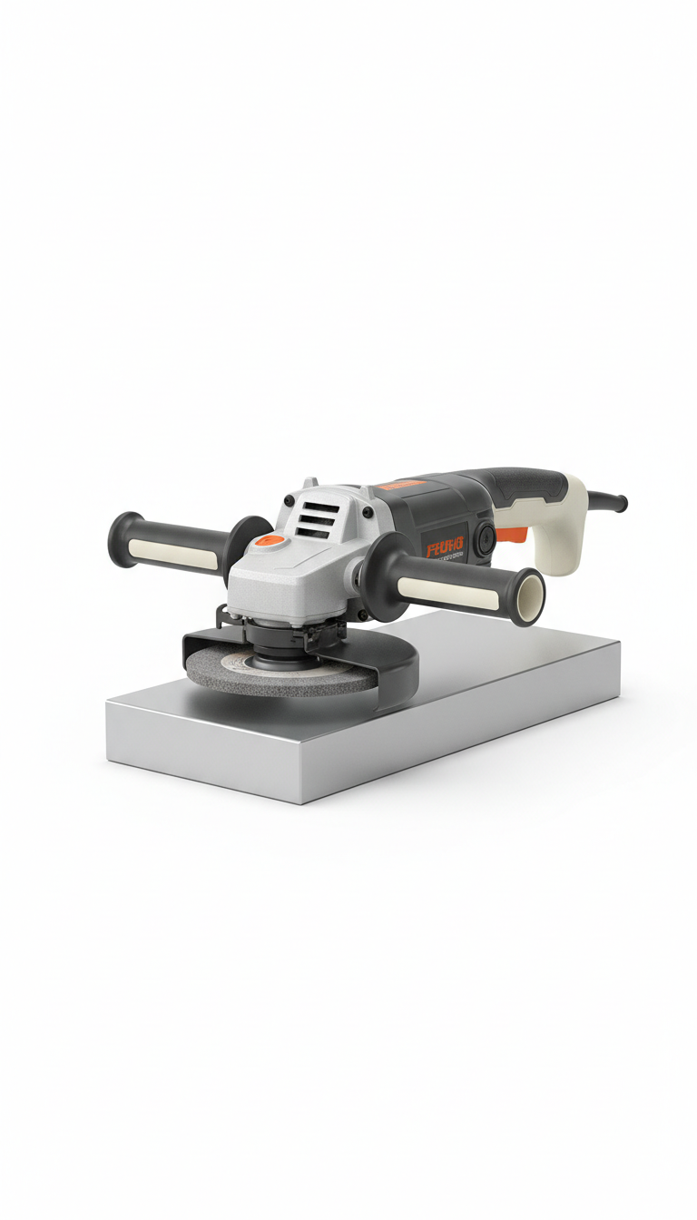 Industrial-Grade Angle Grinder with Reinforced Housing