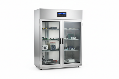 2-Door Automatic Desiccator Cabinet 5% RH 13.25 cu ft