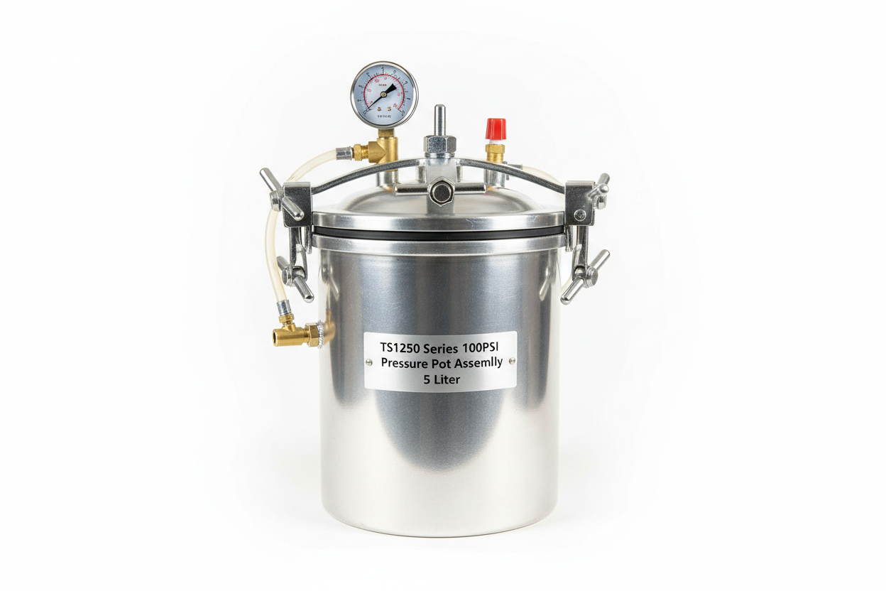 TS1250 Series 5 Liter 100 PSI Pressure Pot Assembly