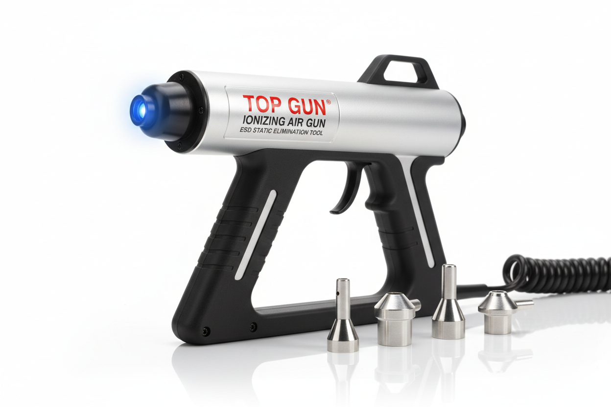 Top Gun Ionizing Air Gun for ESD static elimination