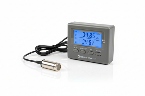 2-Channel Temperature and Humidity Datalogger with External Sensor